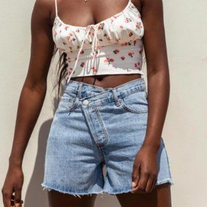 Princess Polly Xena Denim Shorts (NEVER WORN)